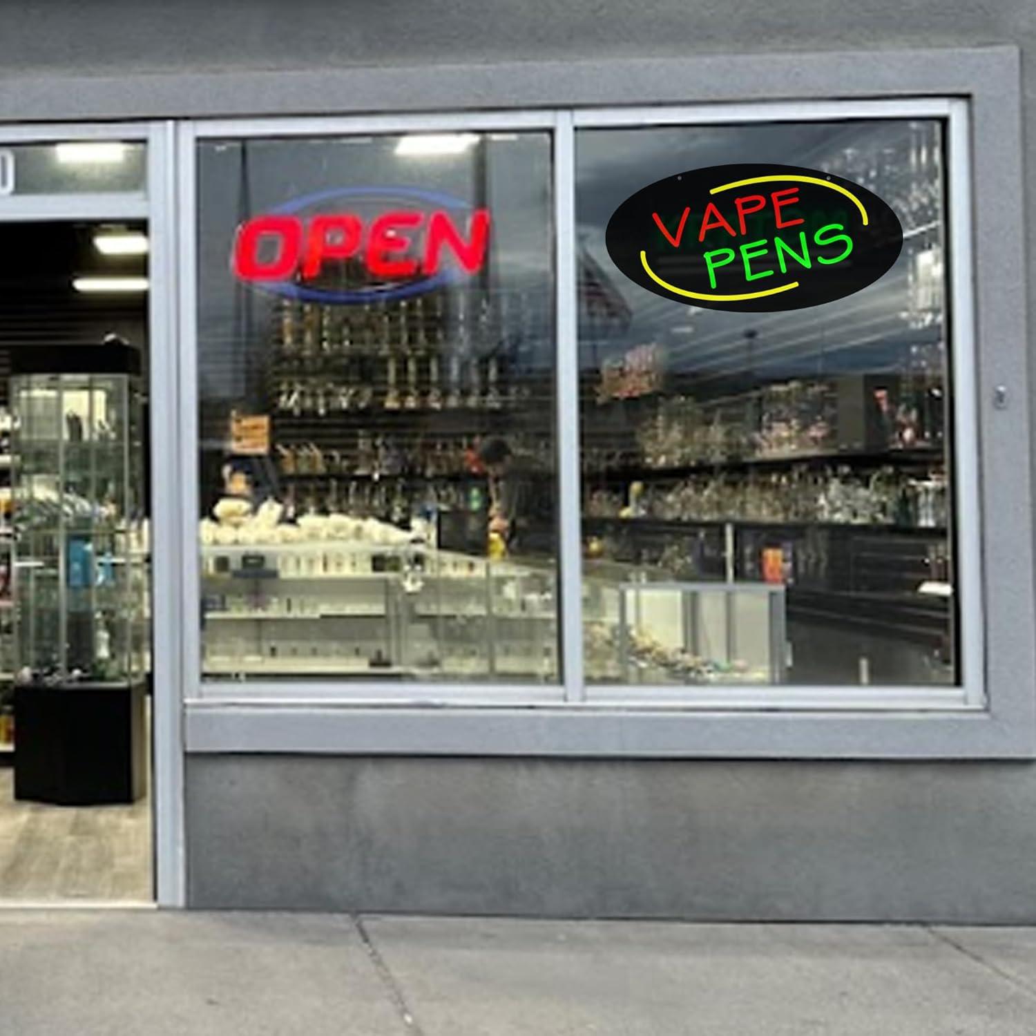 베이프 펜 모양의 네온 간판, 밝기 조절이 가능한 LE - Vaping Store 리뷰 및 가격