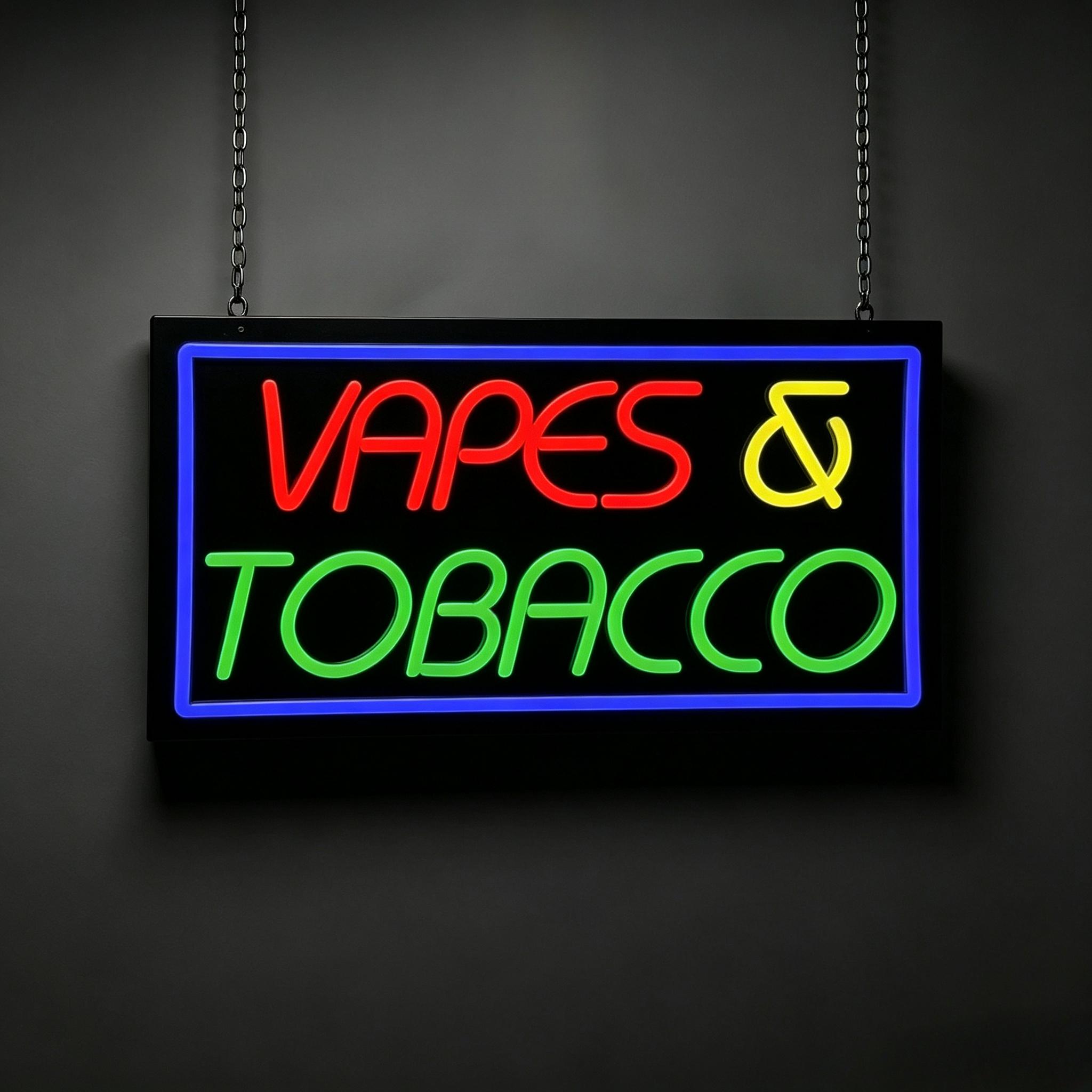 담배 및 전자담배 네온 간판, USB 전원 공급, 밝기 - Vaping Store 리뷰 및 가격