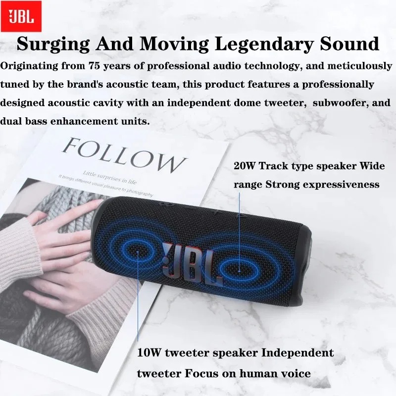 JBL FLIP6 실린더형 블루투스 스피커, IP67  - Jbl Speaker Flip 6 리뷰 및 가격