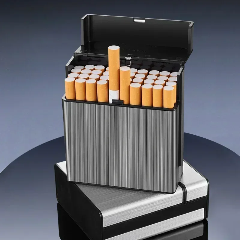 휴대용 슬림 알루미늄 담배 케이스 40개입, 일반 플라 - Smoking & Vaping Accessories 리뷰 및 가격