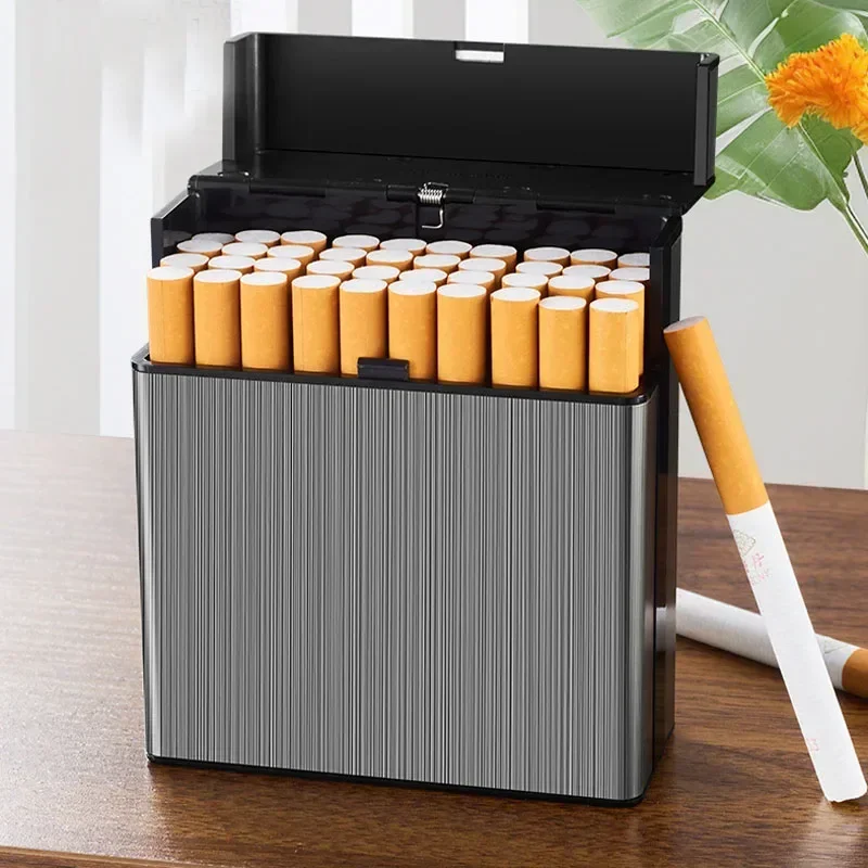 휴대용 슬림 알루미늄 담배 케이스 40개입, 일반 플라 - Smoking & Vaping Accessories 리뷰 및 가격